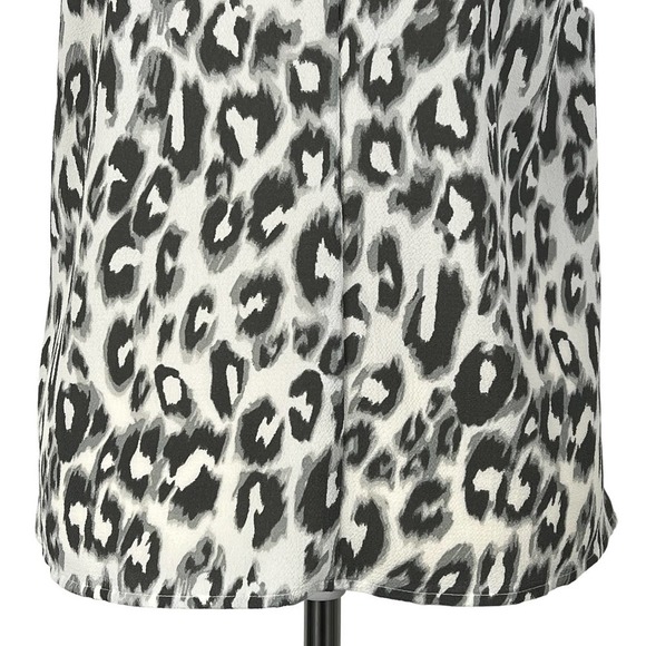 PINK ROSE SPAGHETTI STRAP V-NECK BUTTON FRONT‎ LEOPARD CAMI TANK MULTI SMALL EUC - Picture 7 of 11